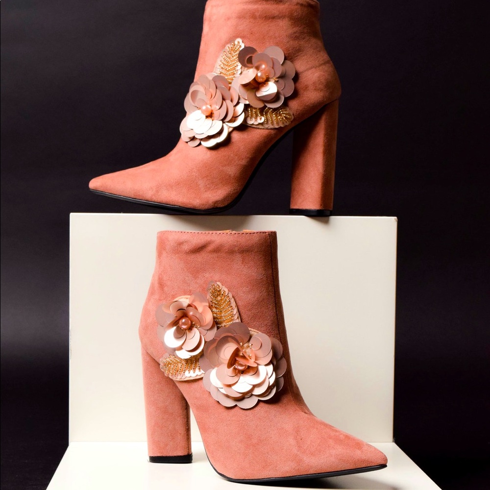 Miss Mauve Ankle Booties